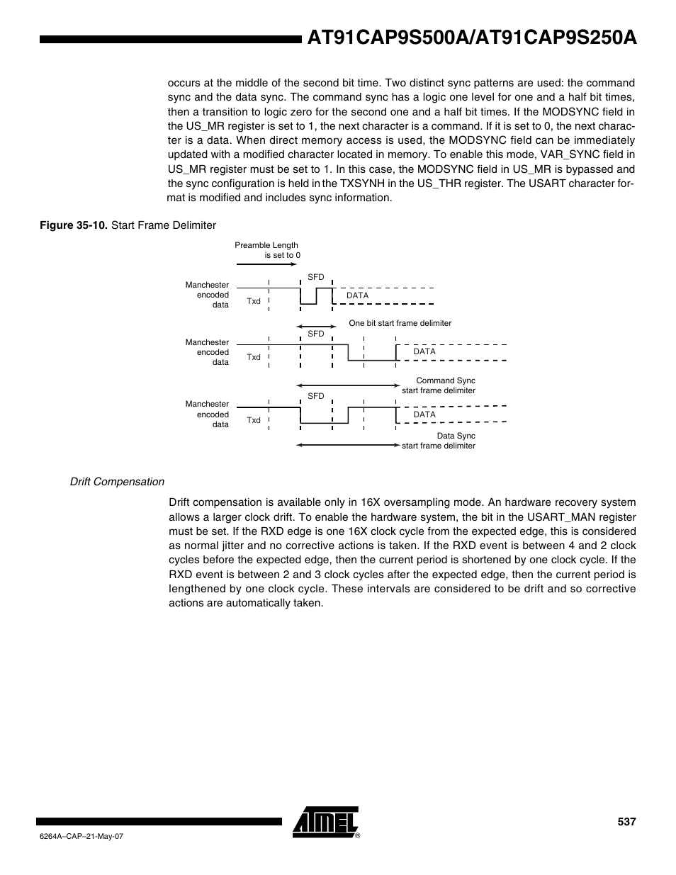 Rainbow Electronics AT91CAP9S250A User Manual | Page 537 / 1008