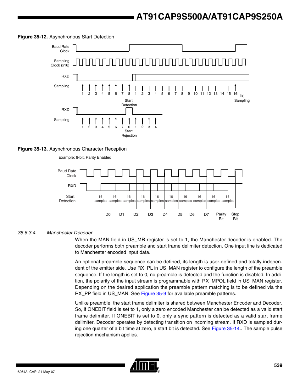 Rainbow Electronics AT91CAP9S250A User Manual | Page 539 / 1008