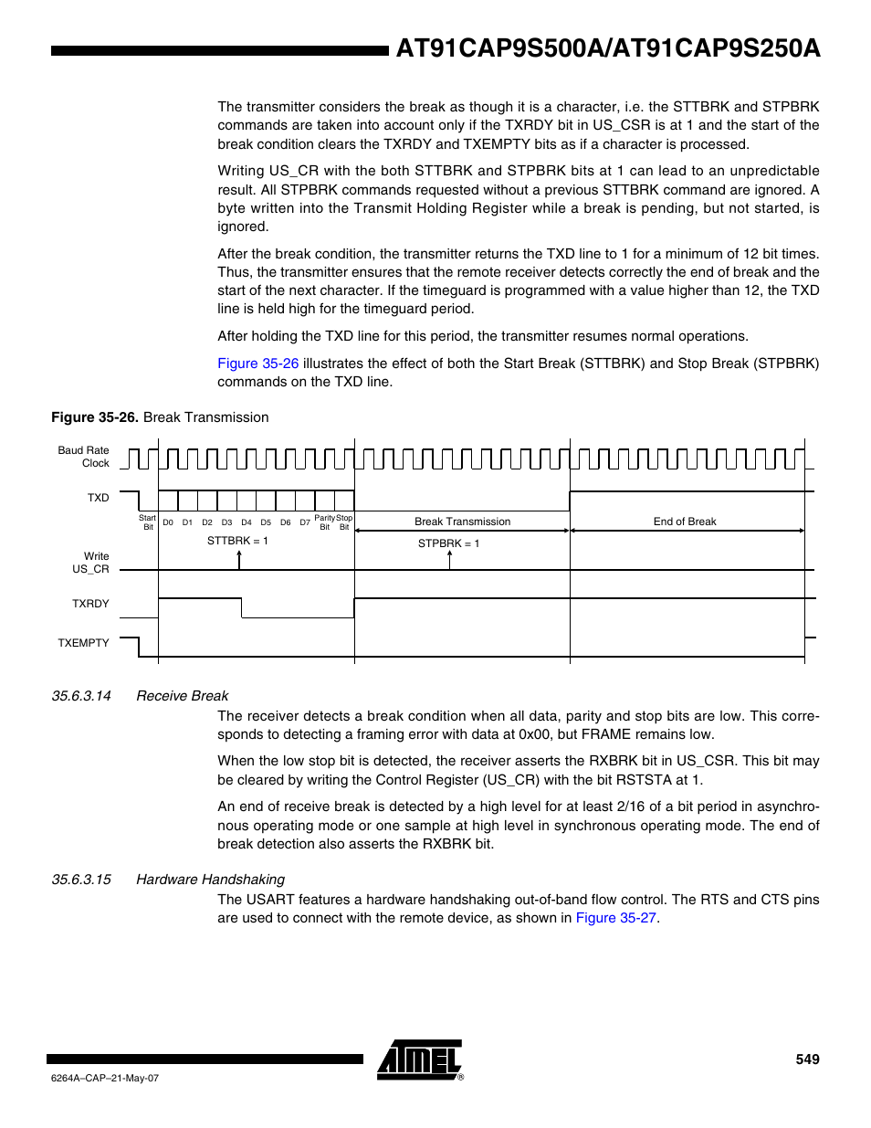 Rainbow Electronics AT91CAP9S250A User Manual | Page 549 / 1008