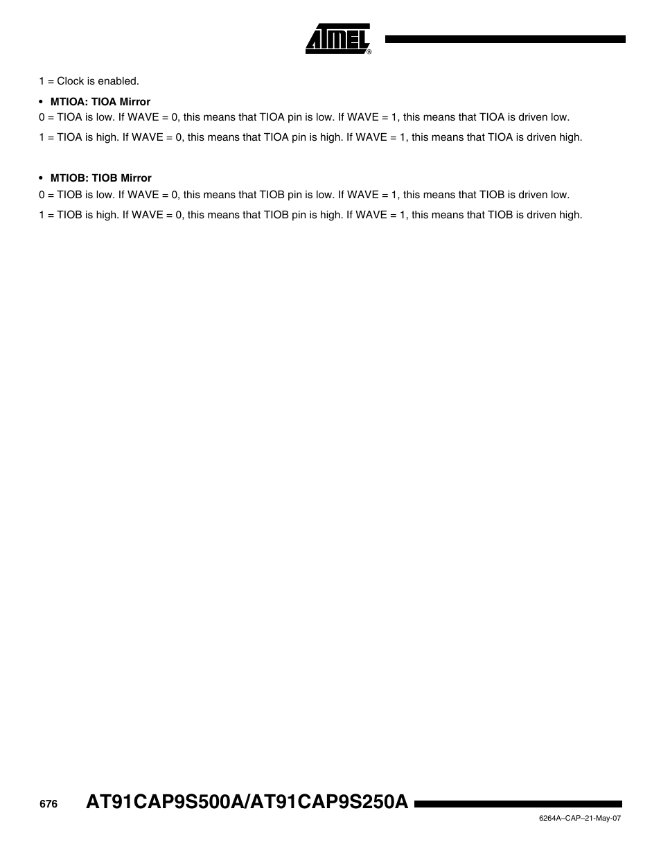 Rainbow Electronics AT91CAP9S250A User Manual | Page 676 / 1008