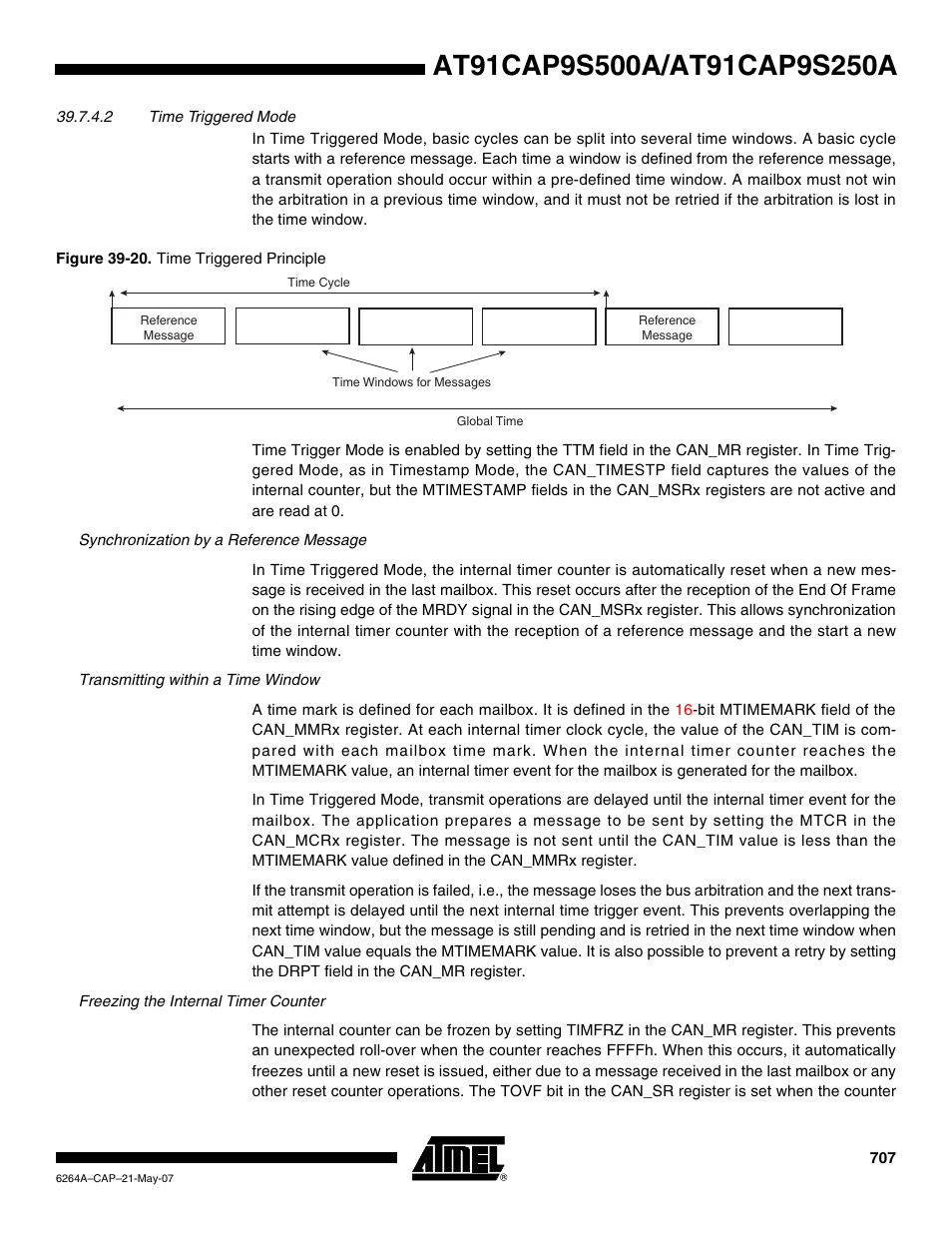 Rainbow Electronics AT91CAP9S250A User Manual | Page 707 / 1008