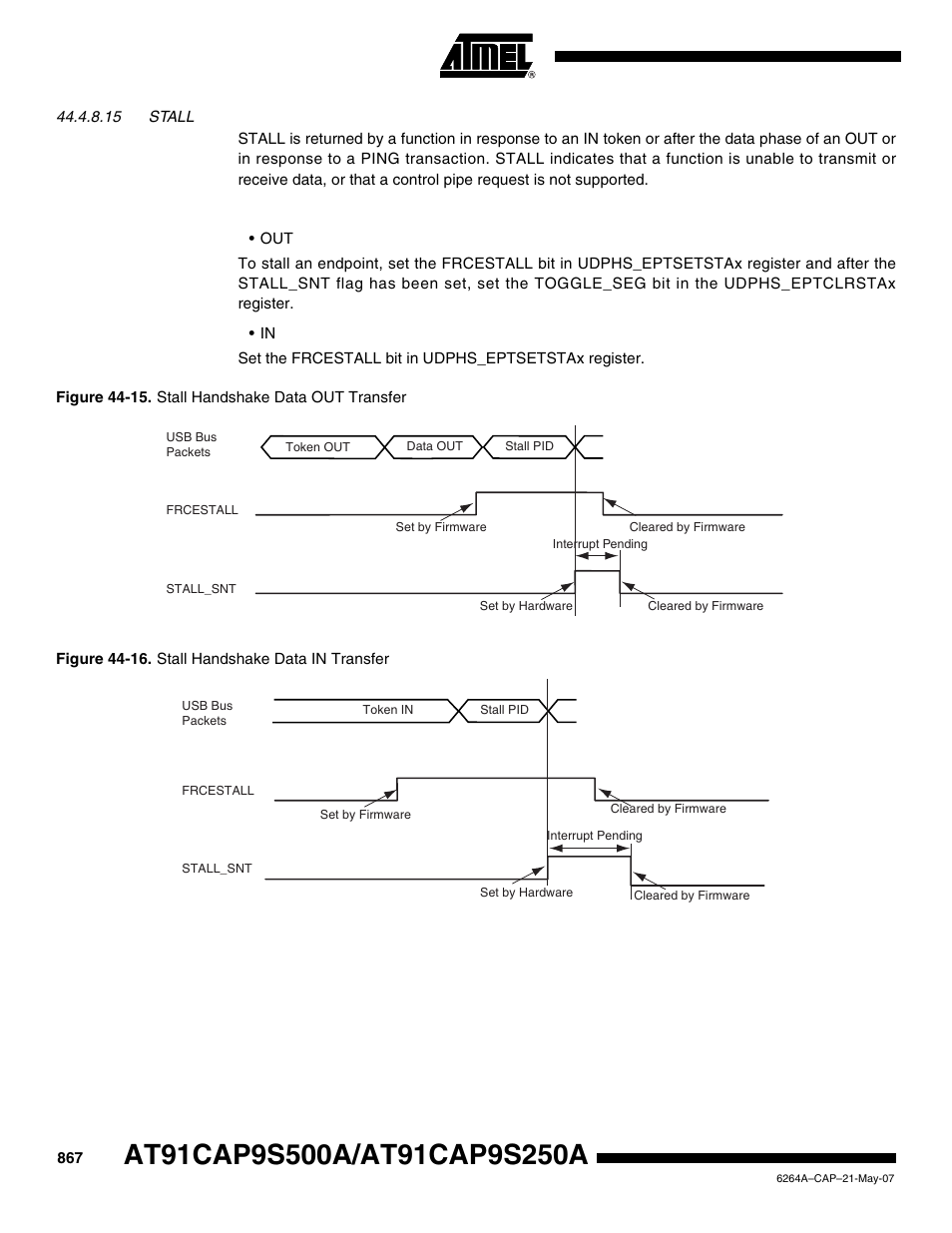 Section 44.4.8.15 ”stall” on | Rainbow Electronics AT91CAP9S250A User Manual | Page 867 / 1008