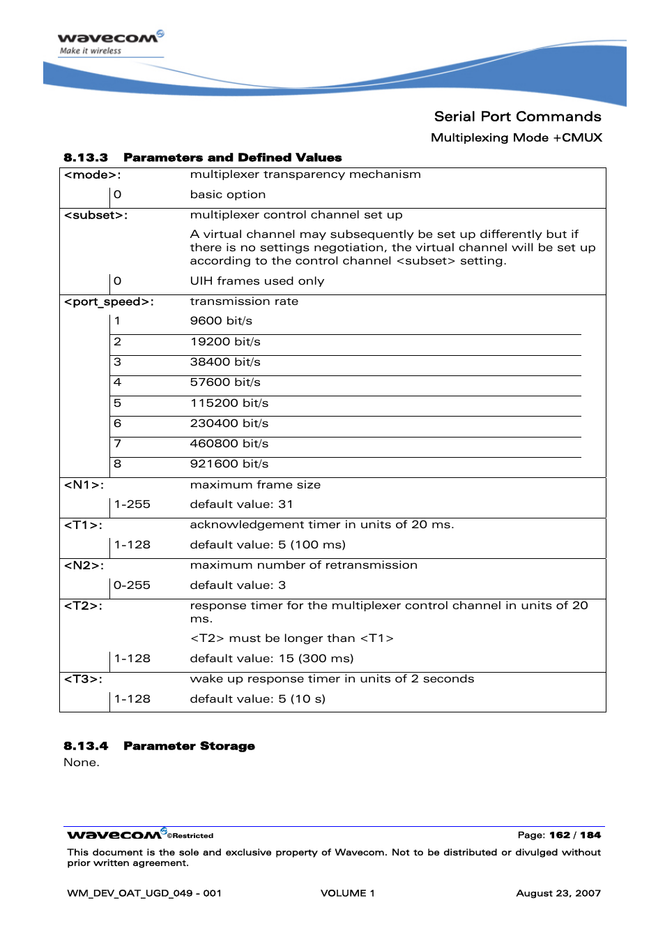 Rainbow Electronics FARGO MAESTRO 100 (with TCP_IP) User Manual | Page 168 / 787