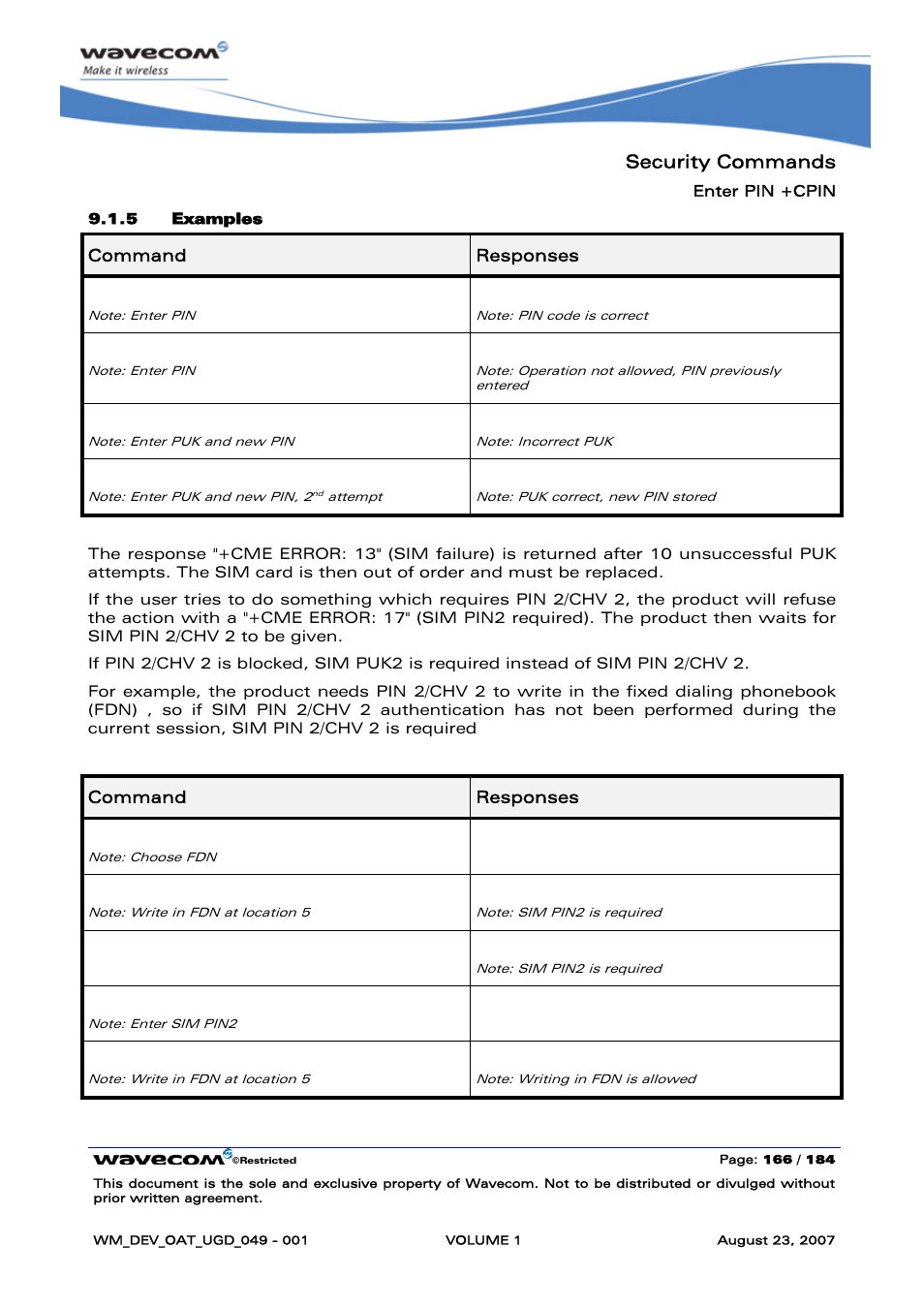 Rainbow Electronics FARGO MAESTRO 100 (with TCP_IP) User Manual | Page 172 / 787