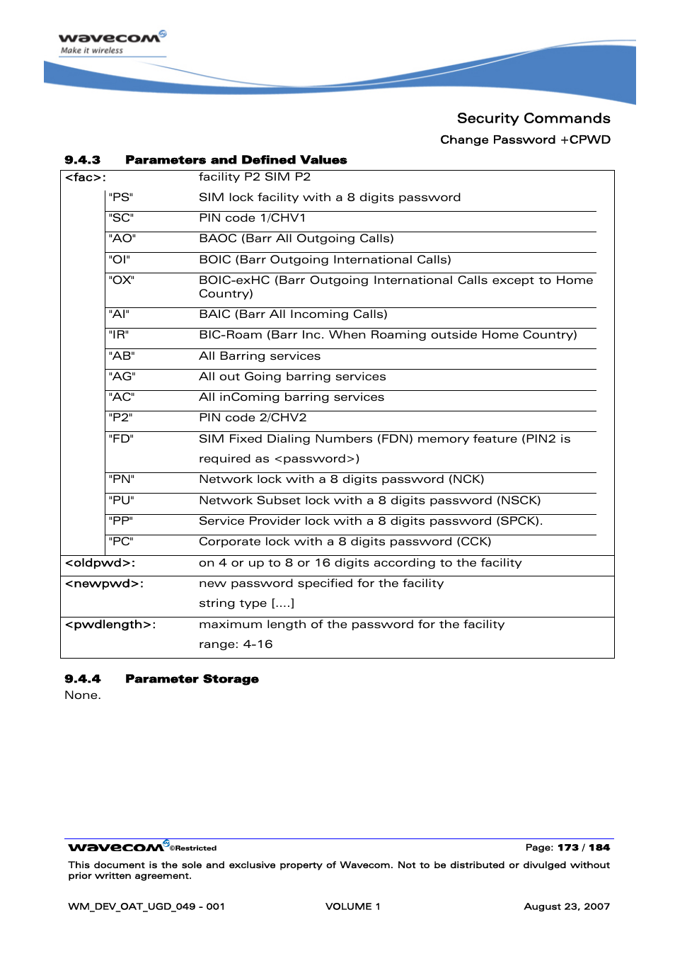 Rainbow Electronics FARGO MAESTRO 100 (with TCP_IP) User Manual | Page 179 / 787