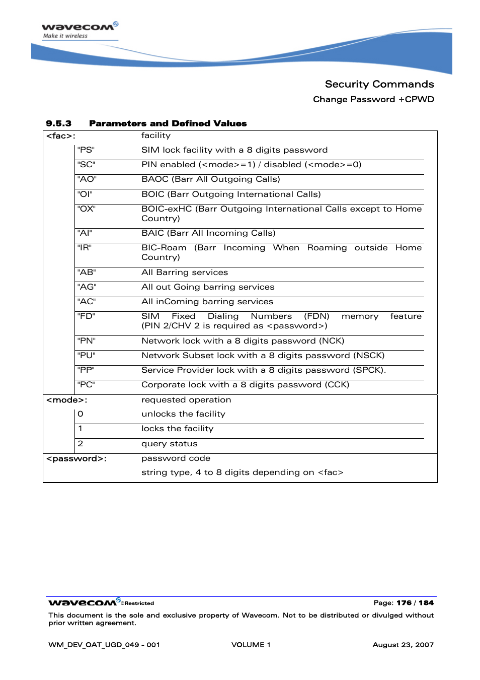 Rainbow Electronics FARGO MAESTRO 100 (with TCP_IP) User Manual | Page 182 / 787