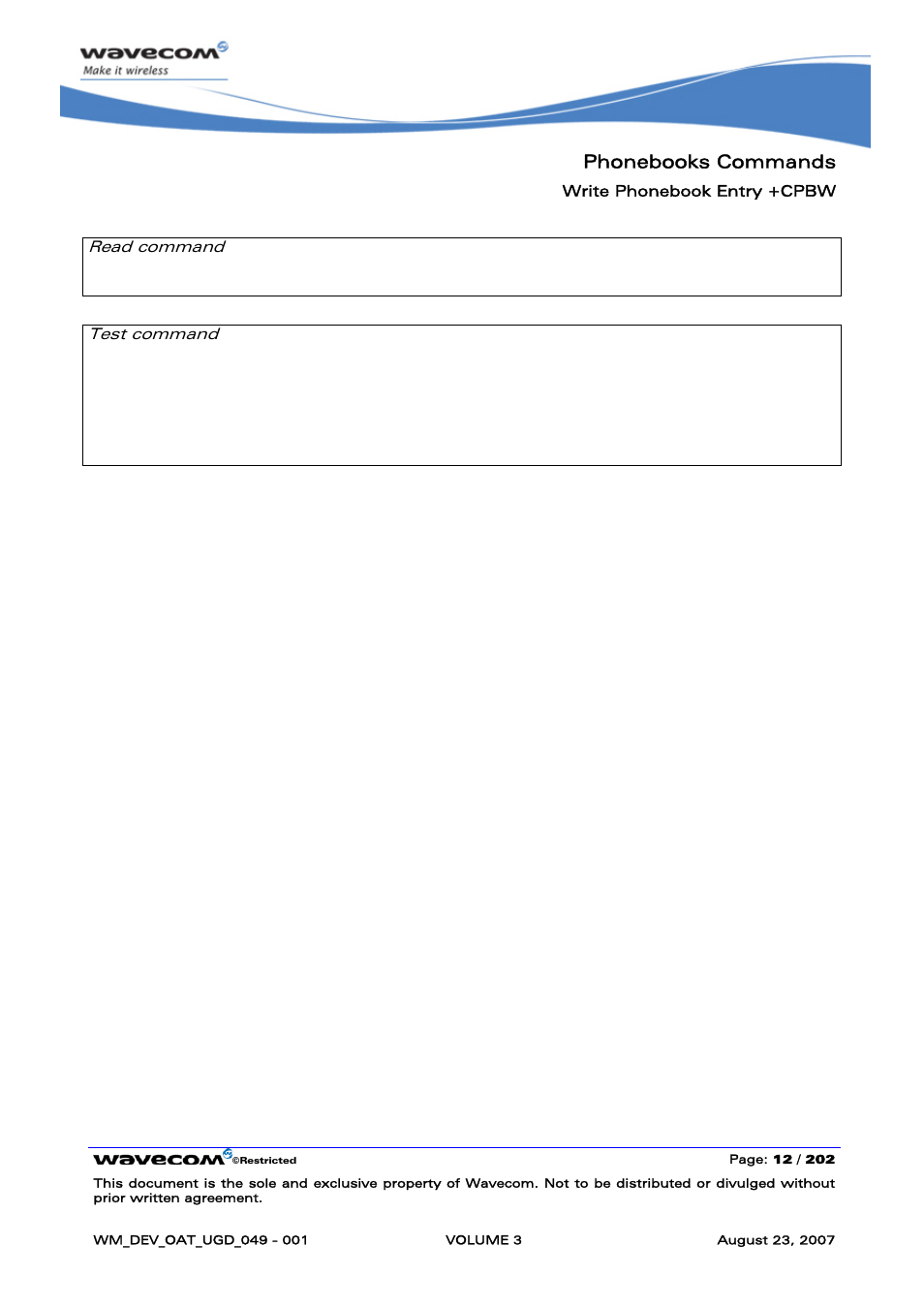 Phonebooks commands, None | Rainbow Electronics FARGO MAESTRO 100 (with TCP_IP) User Manual | Page 358 / 787