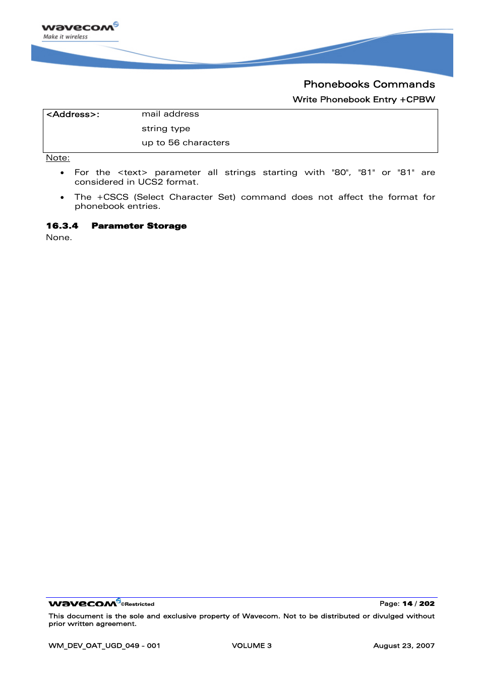 Phonebooks commands | Rainbow Electronics FARGO MAESTRO 100 (with TCP_IP) User Manual | Page 360 / 787