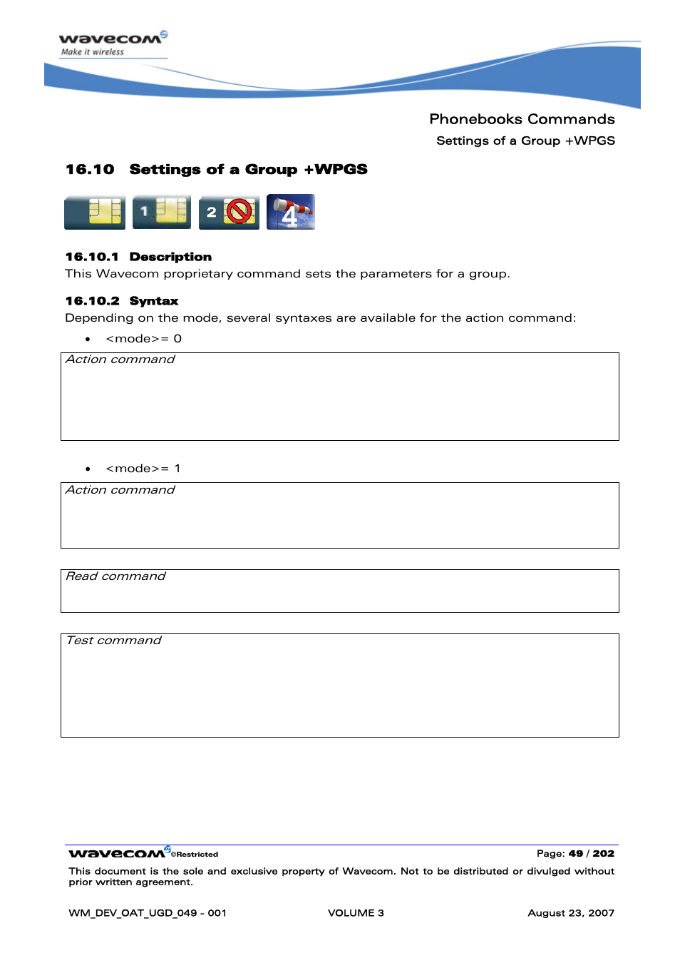 Settings of a group +wpgs | Rainbow Electronics FARGO MAESTRO 100 (with TCP_IP) User Manual | Page 395 / 787