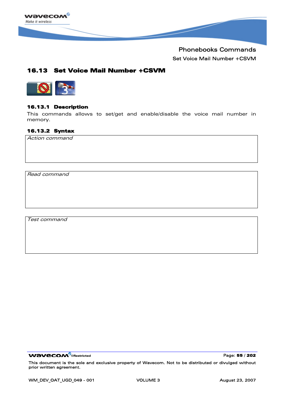 Set voice mail number +csvm | Rainbow Electronics FARGO MAESTRO 100 (with TCP_IP) User Manual | Page 401 / 787