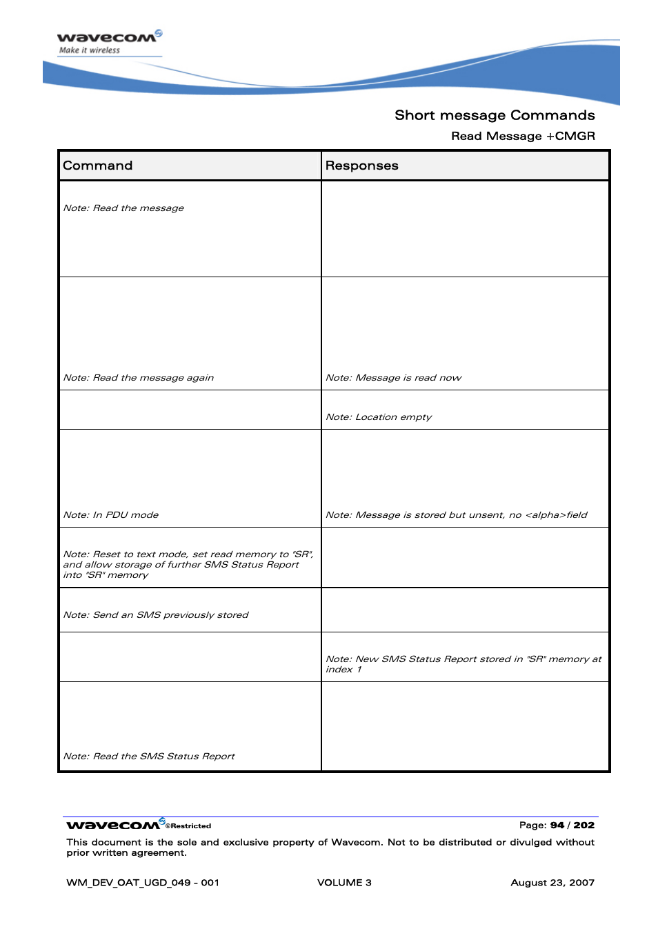 Rainbow Electronics FARGO MAESTRO 100 (with TCP_IP) User Manual | Page 440 / 787