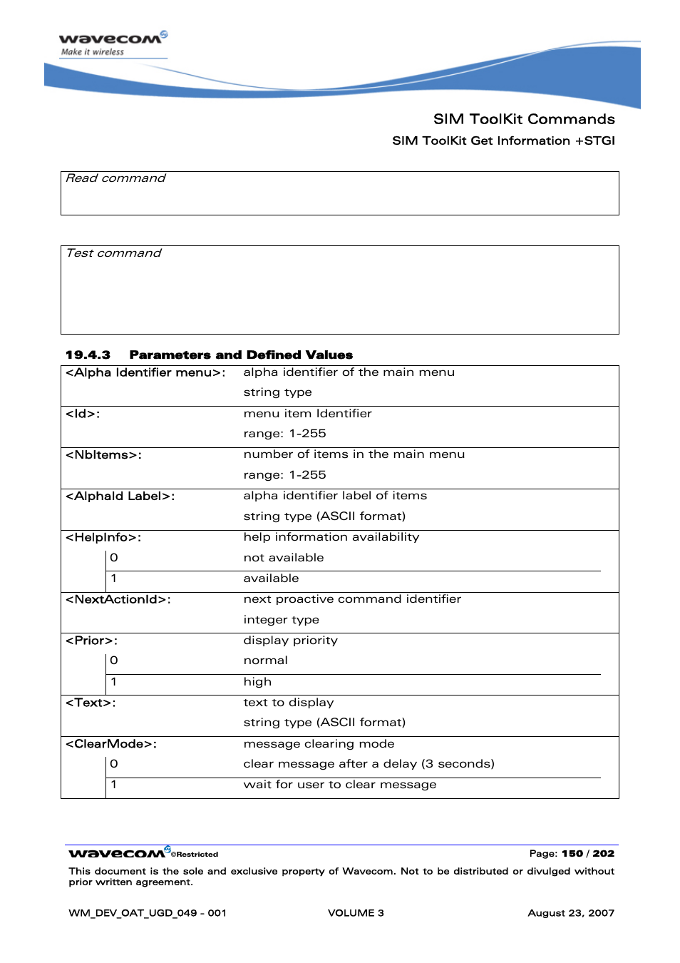 Rainbow Electronics FARGO MAESTRO 100 (with TCP_IP) User Manual | Page 496 / 787
