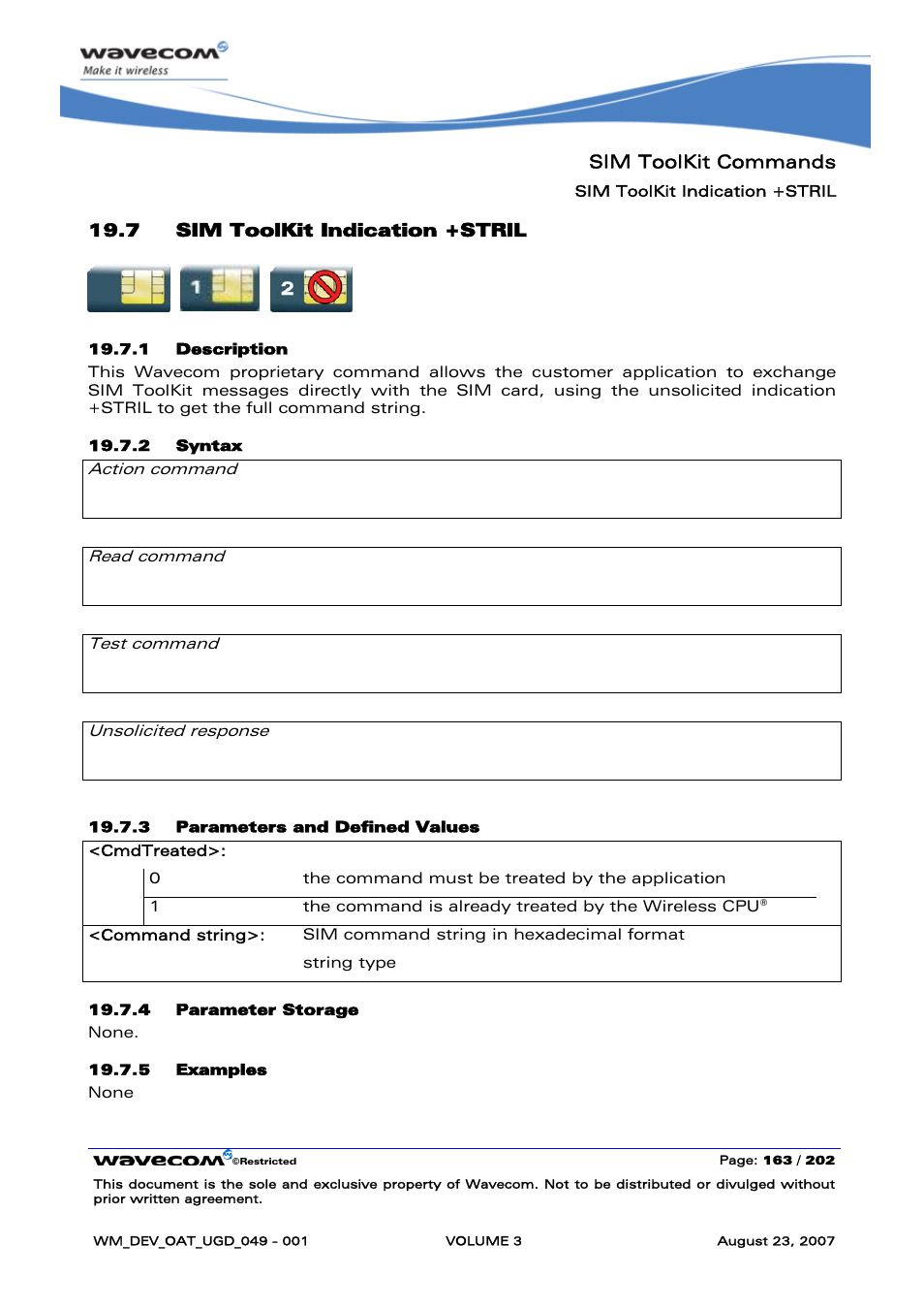 Sim toolkit indication +stril | Rainbow Electronics FARGO MAESTRO 100 (with TCP_IP) User Manual | Page 509 / 787