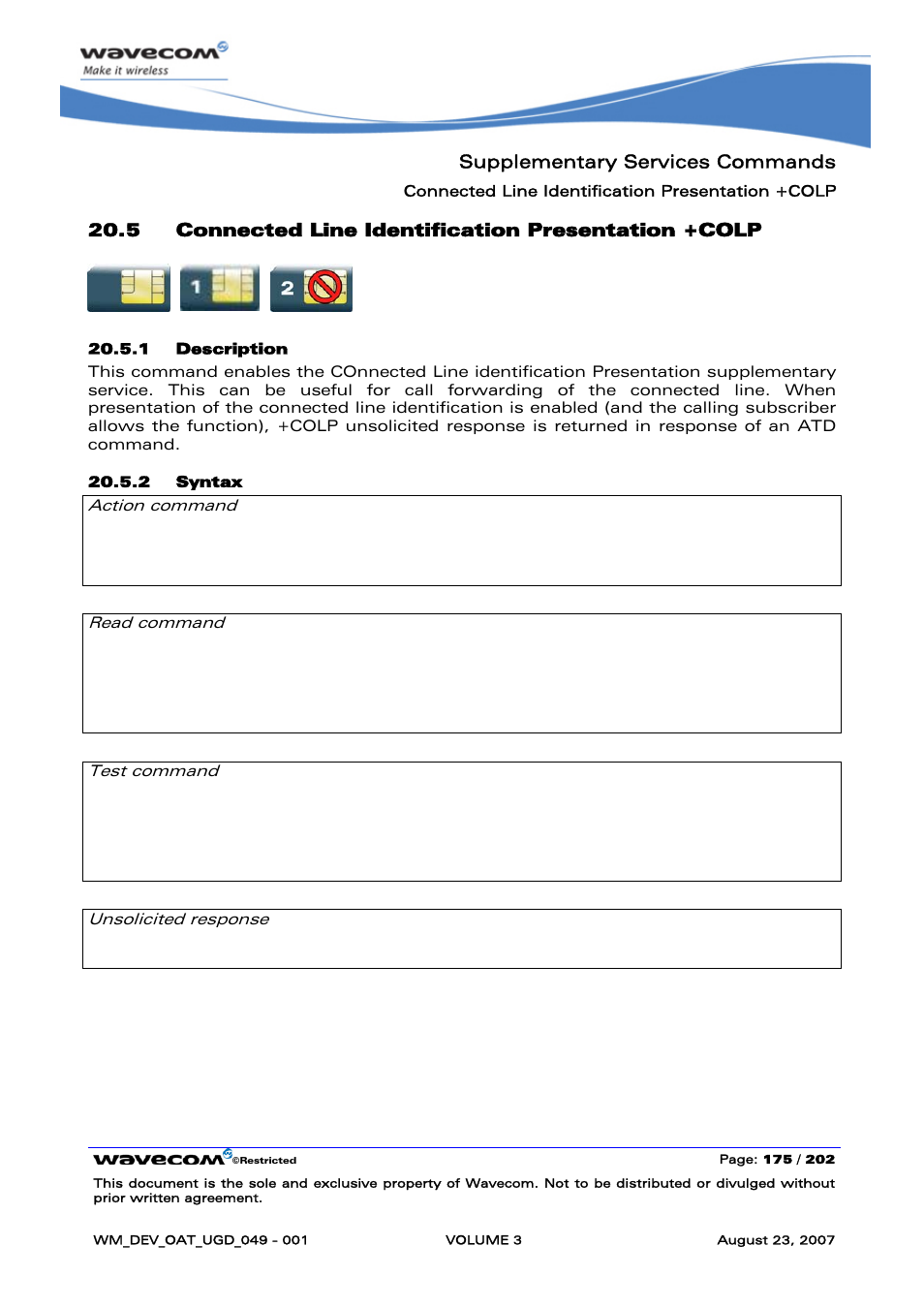 Connected line identification presentation +colp | Rainbow Electronics FARGO MAESTRO 100 (with TCP_IP) User Manual | Page 521 / 787