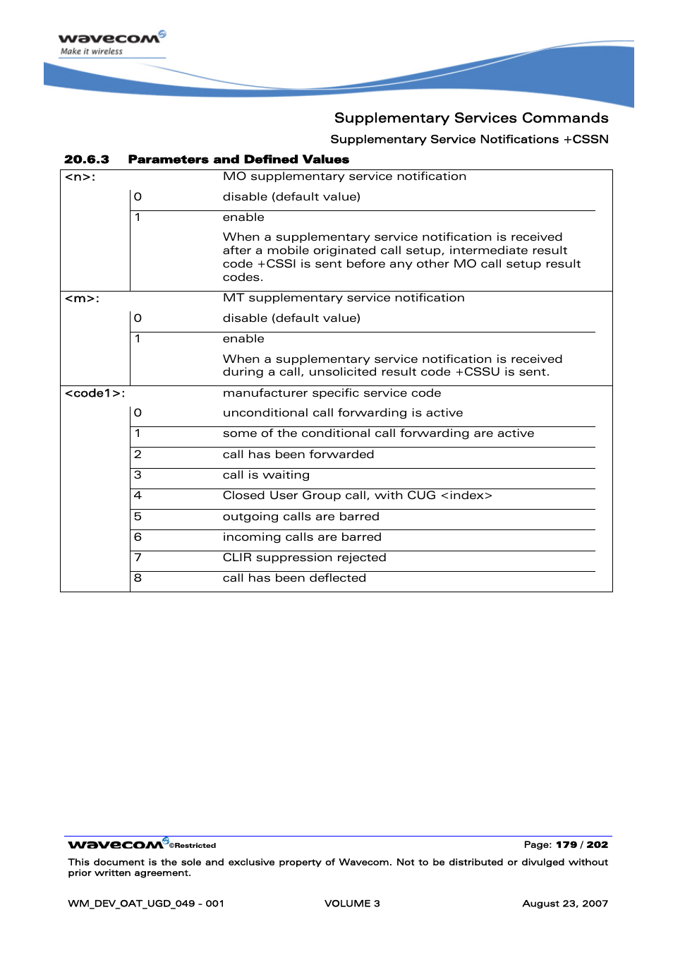 Supplementary services commands | Rainbow Electronics FARGO MAESTRO 100 (with TCP_IP) User Manual | Page 525 / 787