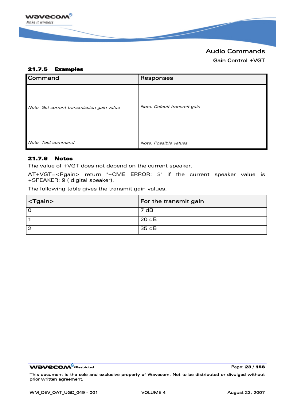 Rainbow Electronics FARGO MAESTRO 100 (with TCP_IP) User Manual | Page 571 / 787
