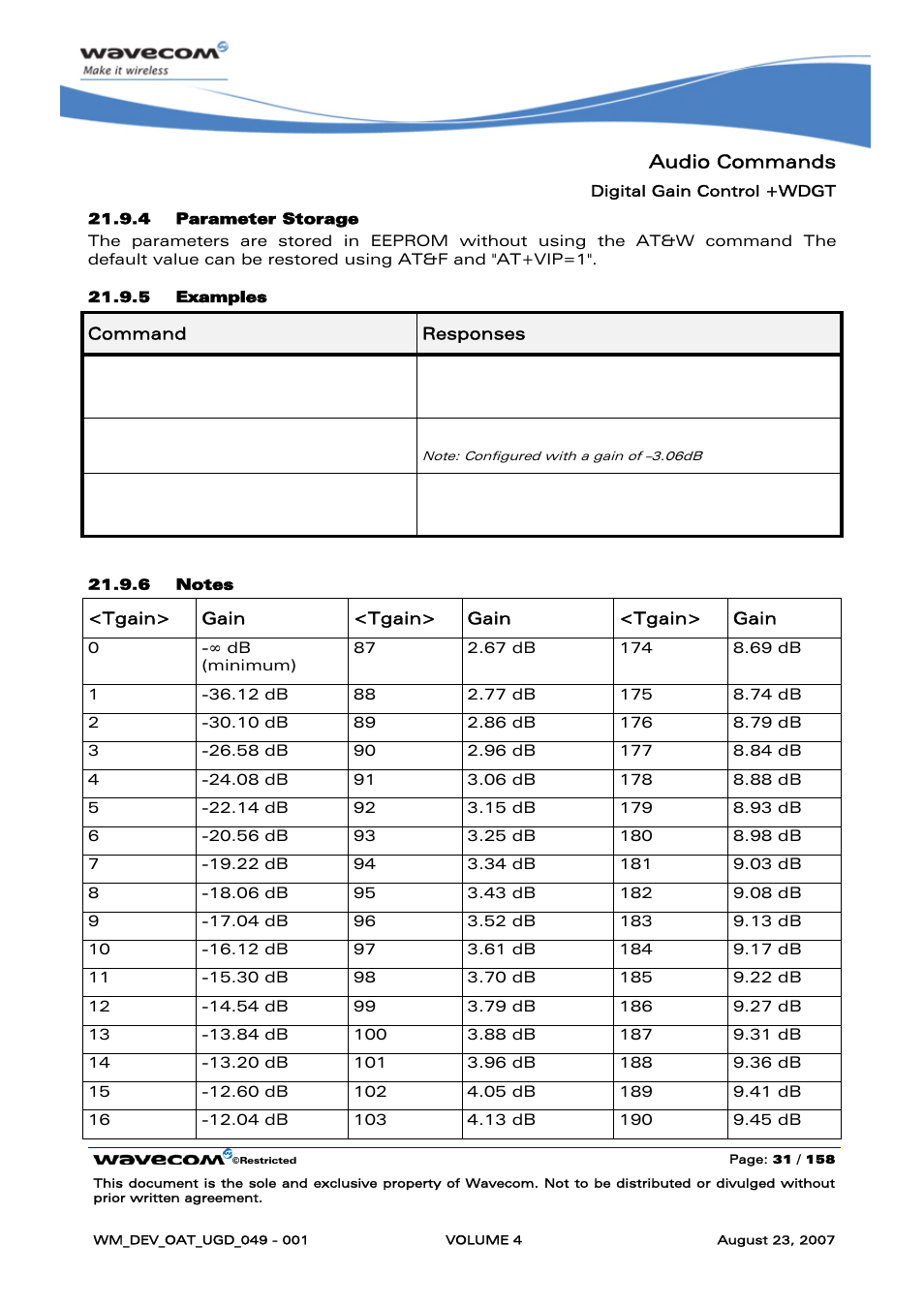 Rainbow Electronics FARGO MAESTRO 100 (with TCP_IP) User Manual | Page 579 / 787