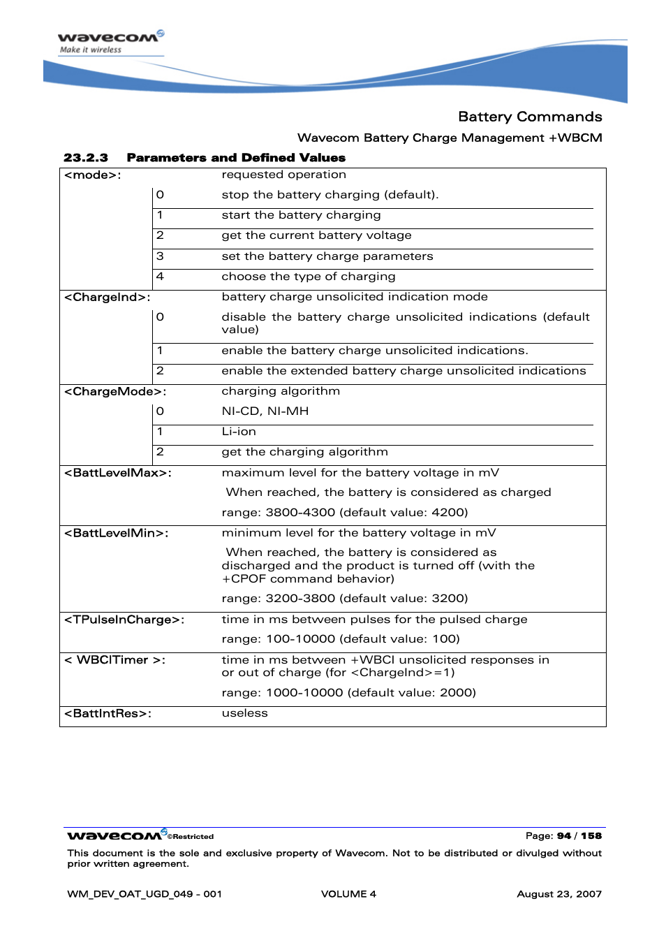 Rainbow Electronics FARGO MAESTRO 100 (with TCP_IP) User Manual | Page 642 / 787