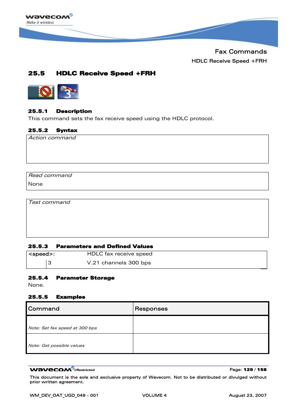 Hdlc receive speed +frh | Rainbow Electronics FARGO MAESTRO 100 (with TCP_IP) User Manual | Page 677 / 787