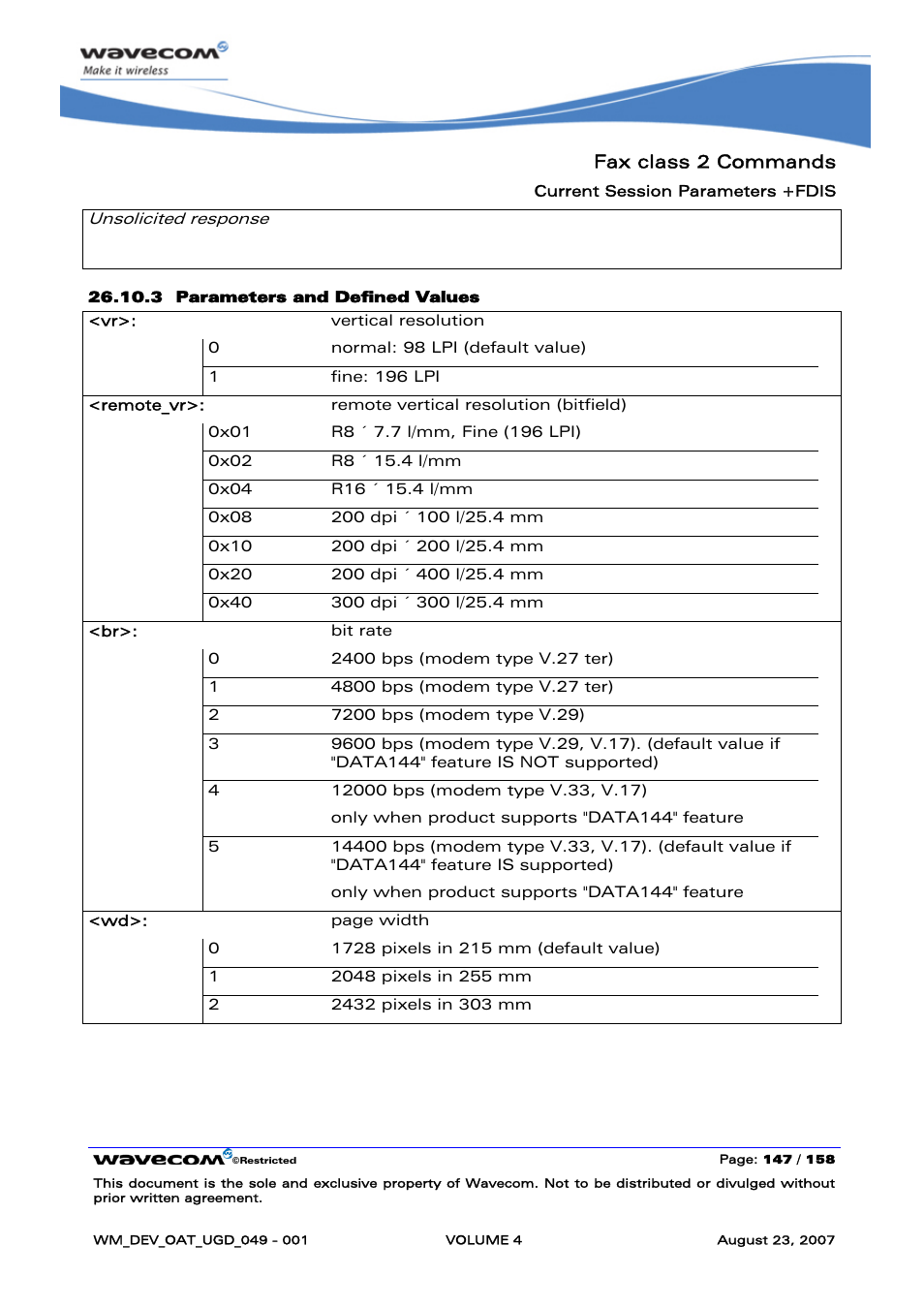 Rainbow Electronics FARGO MAESTRO 100 (with TCP_IP) User Manual | Page 695 / 787