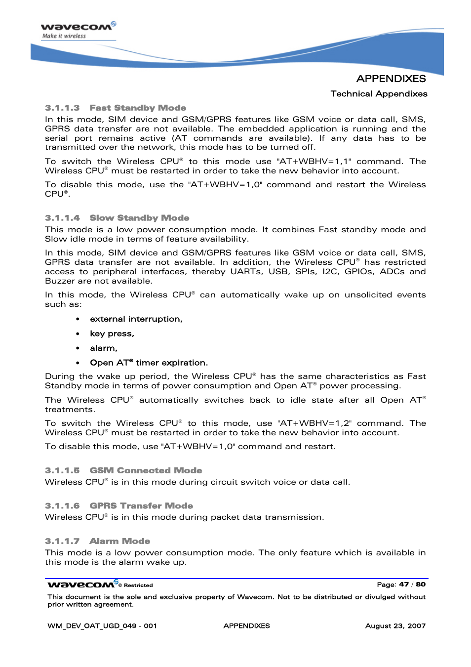 Appendixes | Rainbow Electronics FARGO MAESTRO 100 (with TCP_IP) User Manual | Page 753 / 787