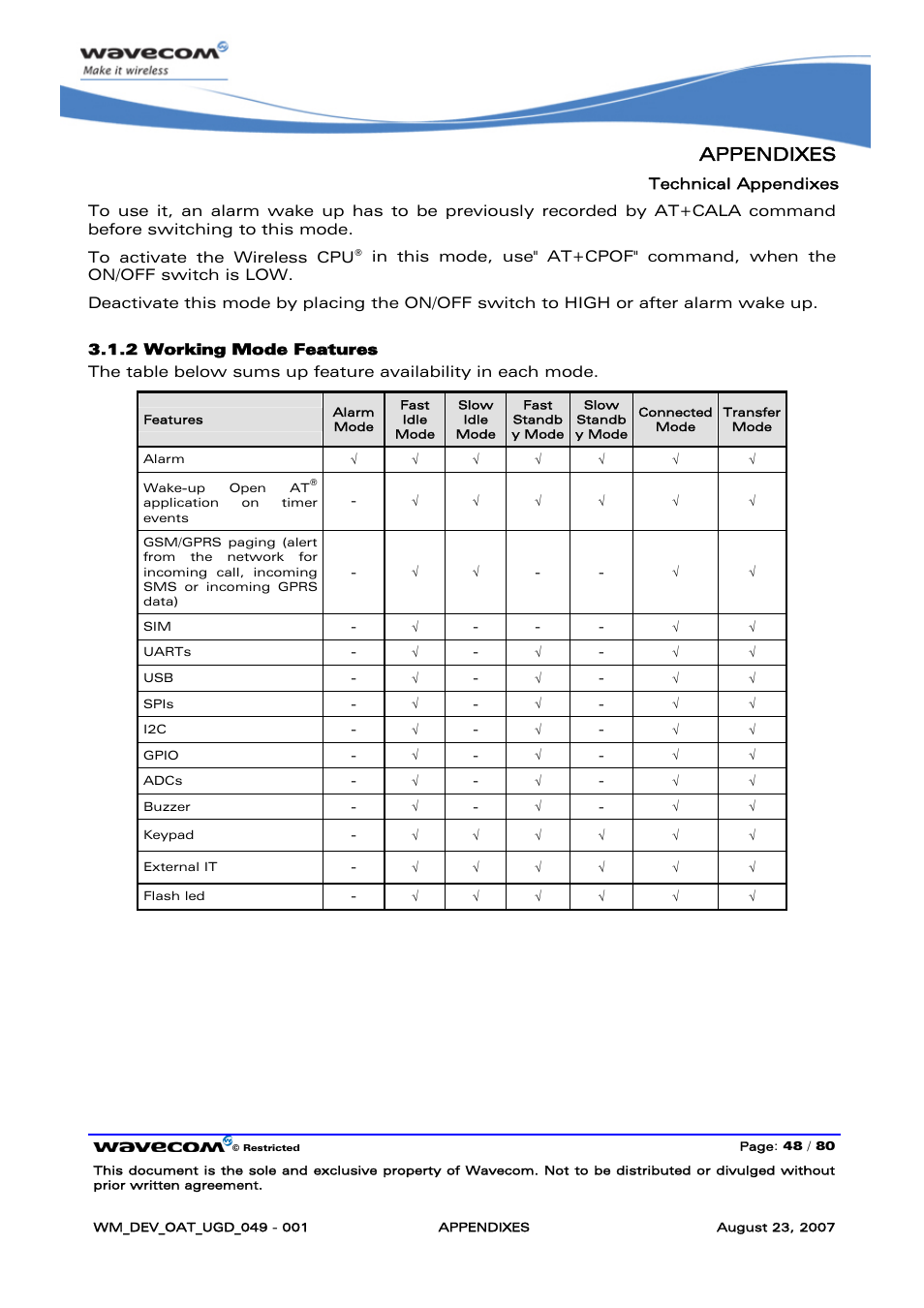 Appendixes, Technical appendixes | Rainbow Electronics FARGO MAESTRO 100 (with TCP_IP) User Manual | Page 754 / 787