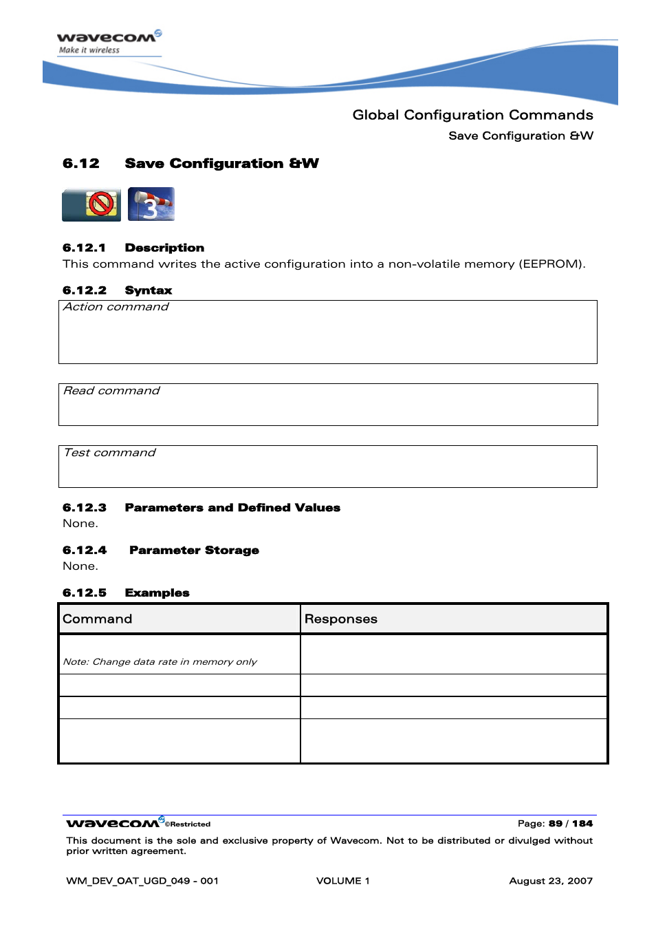 Save configuration &w | Rainbow Electronics FARGO MAESTRO 100 (with TCP_IP) User Manual | Page 95 / 787