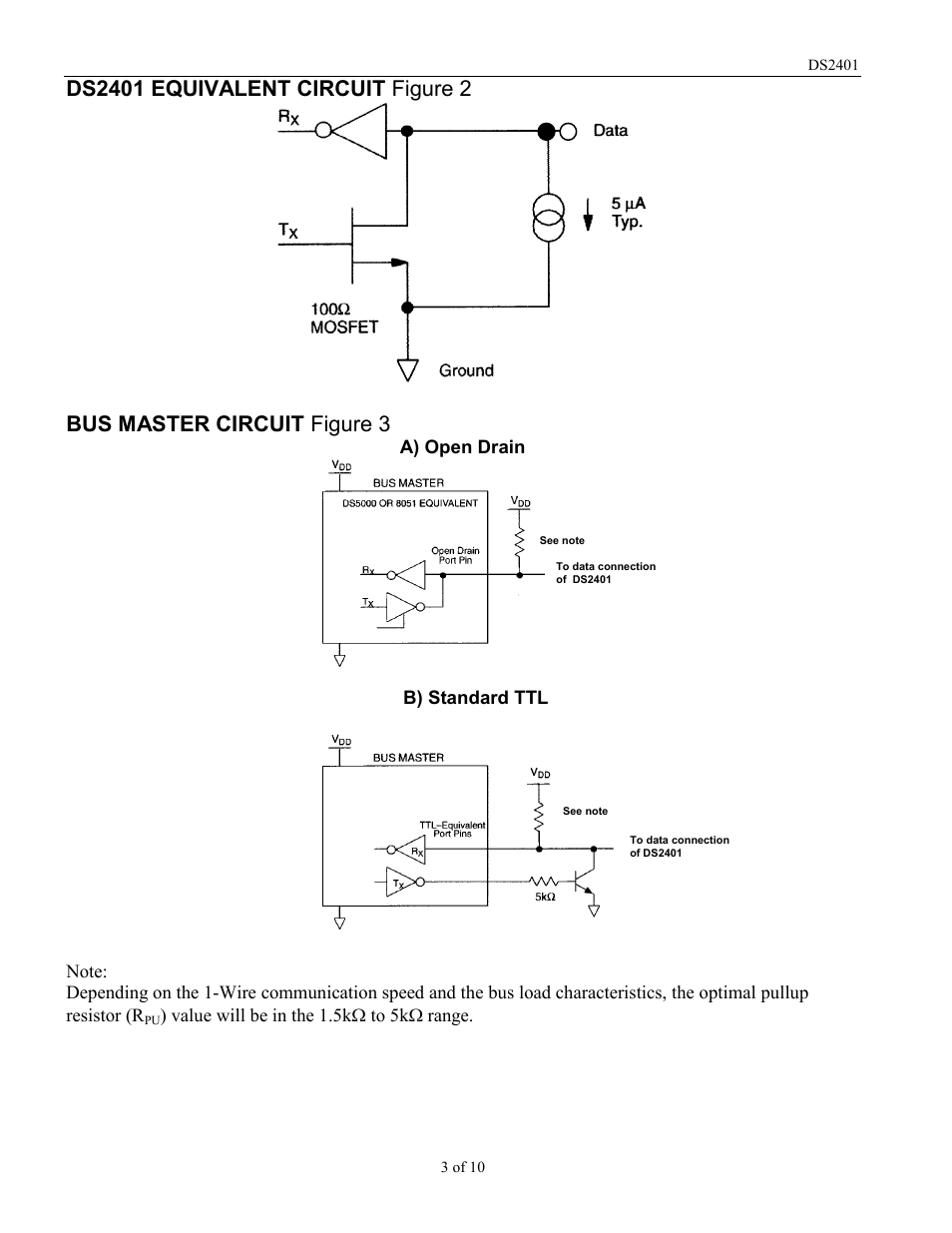 Rainbow Electronics DS2401 User Manual | Page 3 / 10