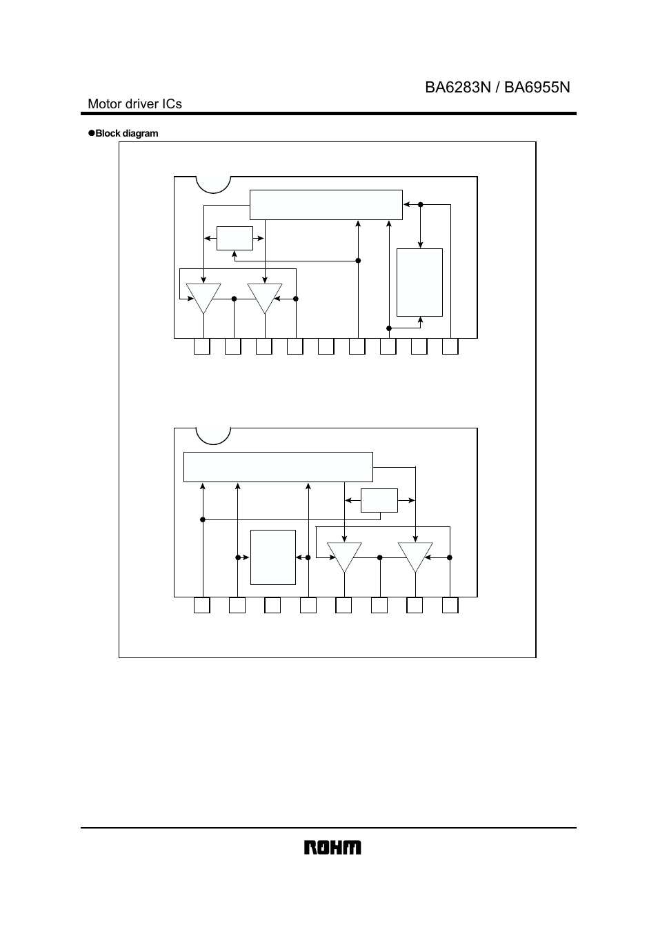 Motor driver ics | Rainbow Electronics BA6955N User Manual | Page 2 / 9