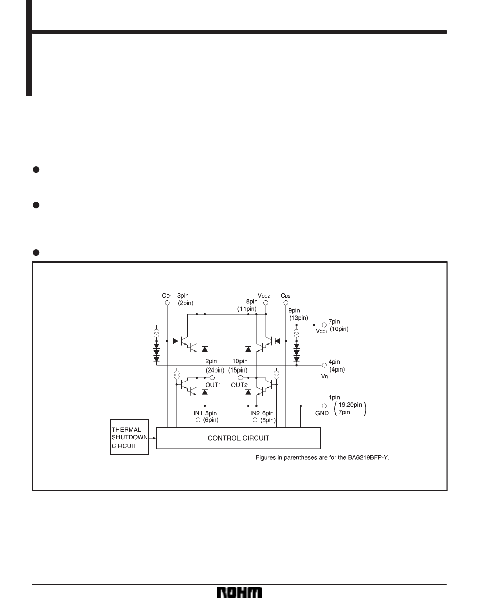 Rainbow Electronics BA6219BFP-Y User Manual | 7 pages