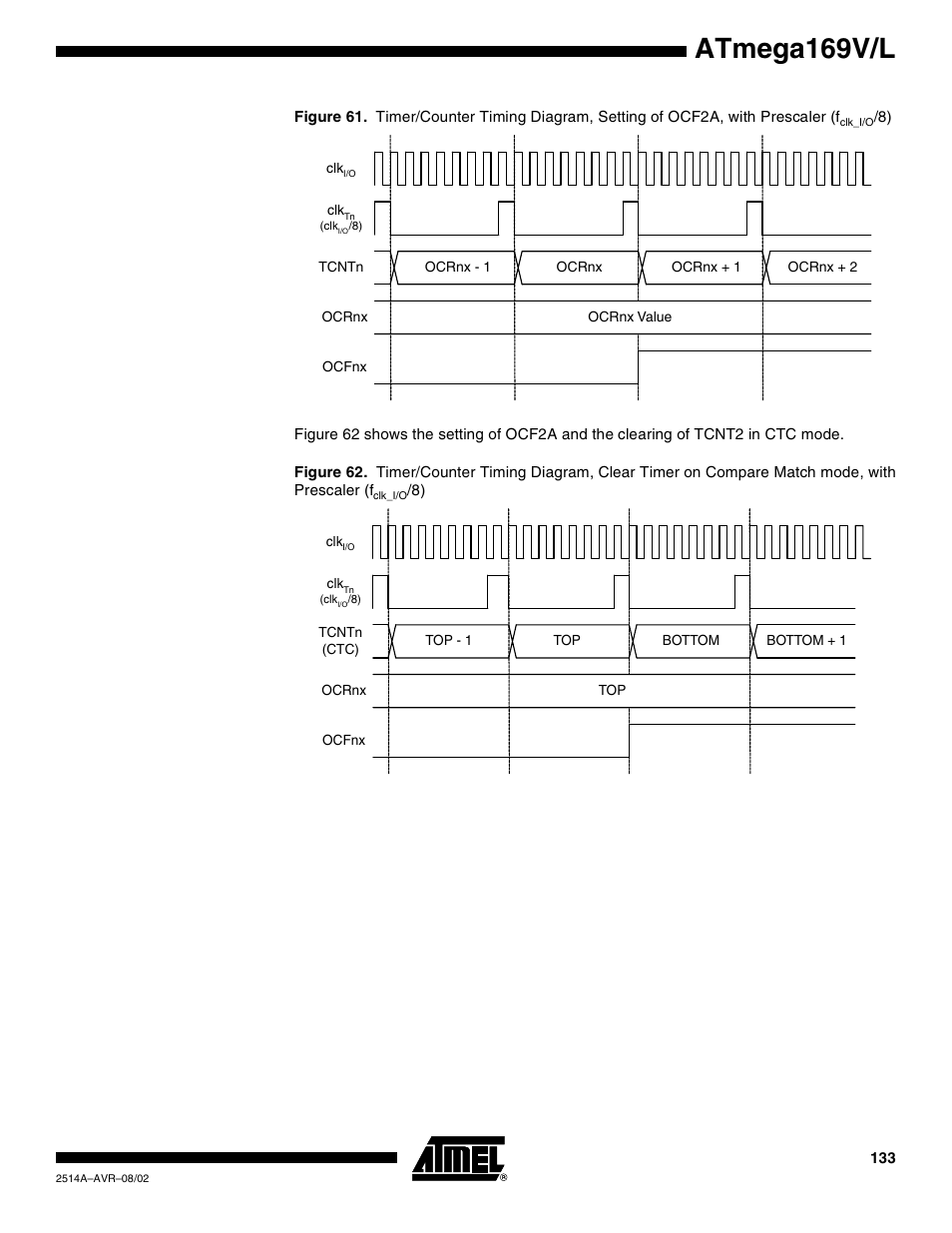 Atmega169v/l | Rainbow Electronics Atmega169L User Manual | Page 133 / 317