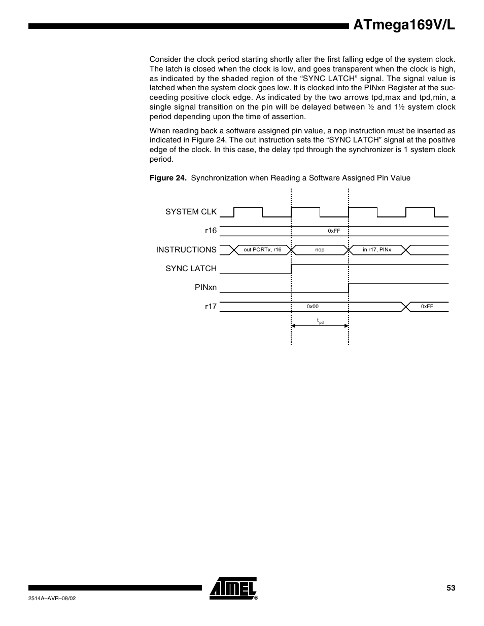 Atmega169v/l | Rainbow Electronics Atmega169L User Manual | Page 53 / 317