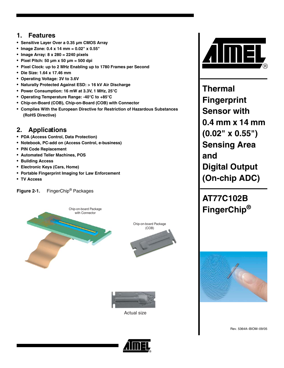 Rainbow Electronics AT77C102B User Manual | 19 pages