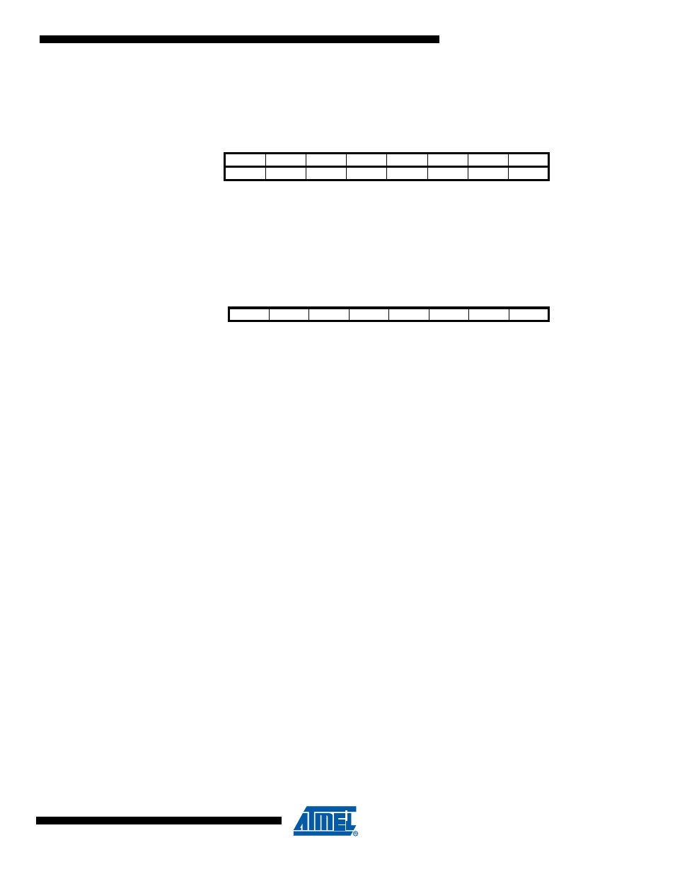 5 can time stamp registers - canstml and canstmh, 6 can data message register - canmsg, 12 examples of can baud rate setting | Rainbow Electronics ATmega64C1 User Manual | Page 199 / 366