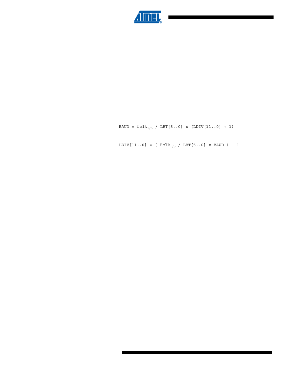 6 bit timing, 1 baud rate generator, 2 re-synchronization in lin mode | 3 handling lbt[5 | Rainbow Electronics ATmega64C1 User Manual | Page 212 / 366