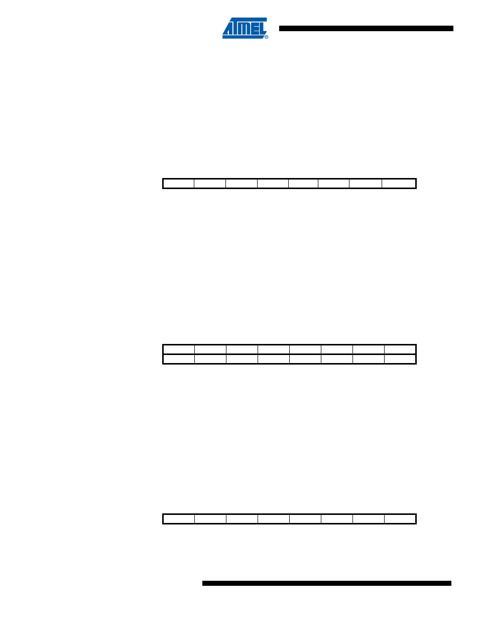 5 lin bit timing register - linbtr, 6 lin baud rate register - linbrr, 7 lin data length register - lindlr | Rainbow Electronics ATmega64C1 User Manual | Page 224 / 366