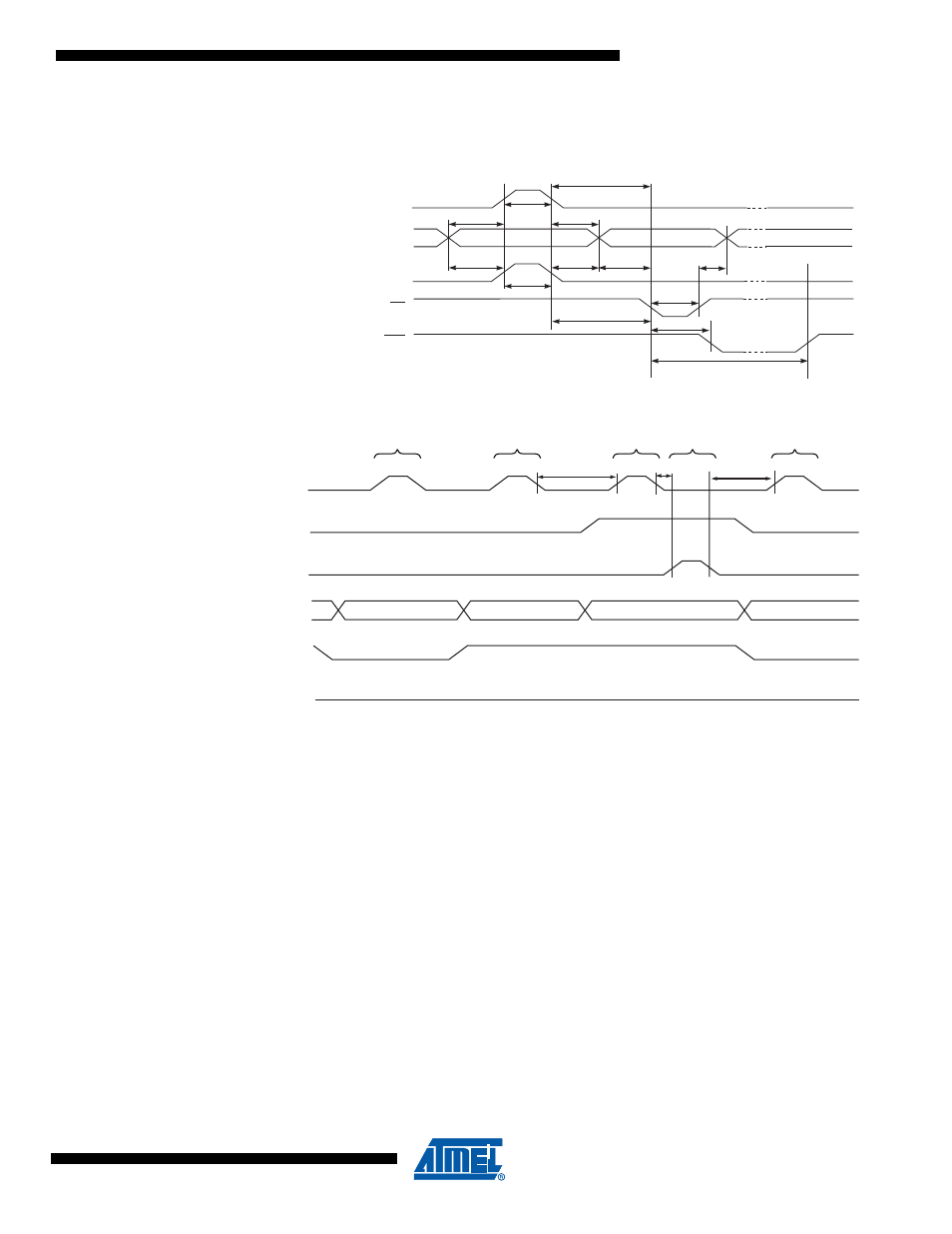 15 parallel programming characteristics, And t, Also apply to load- ing operation | Rainbow Electronics ATmega64C1 User Manual | Page 303 / 366