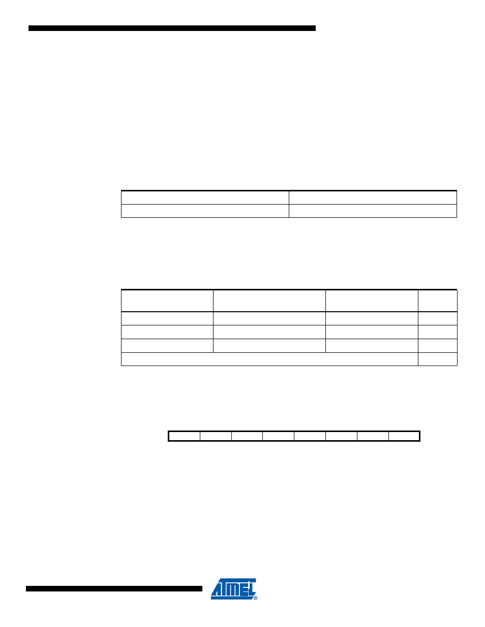 1 oscillator calibration register - osccal | Rainbow Electronics ATmega64C1 User Manual | Page 33 / 366