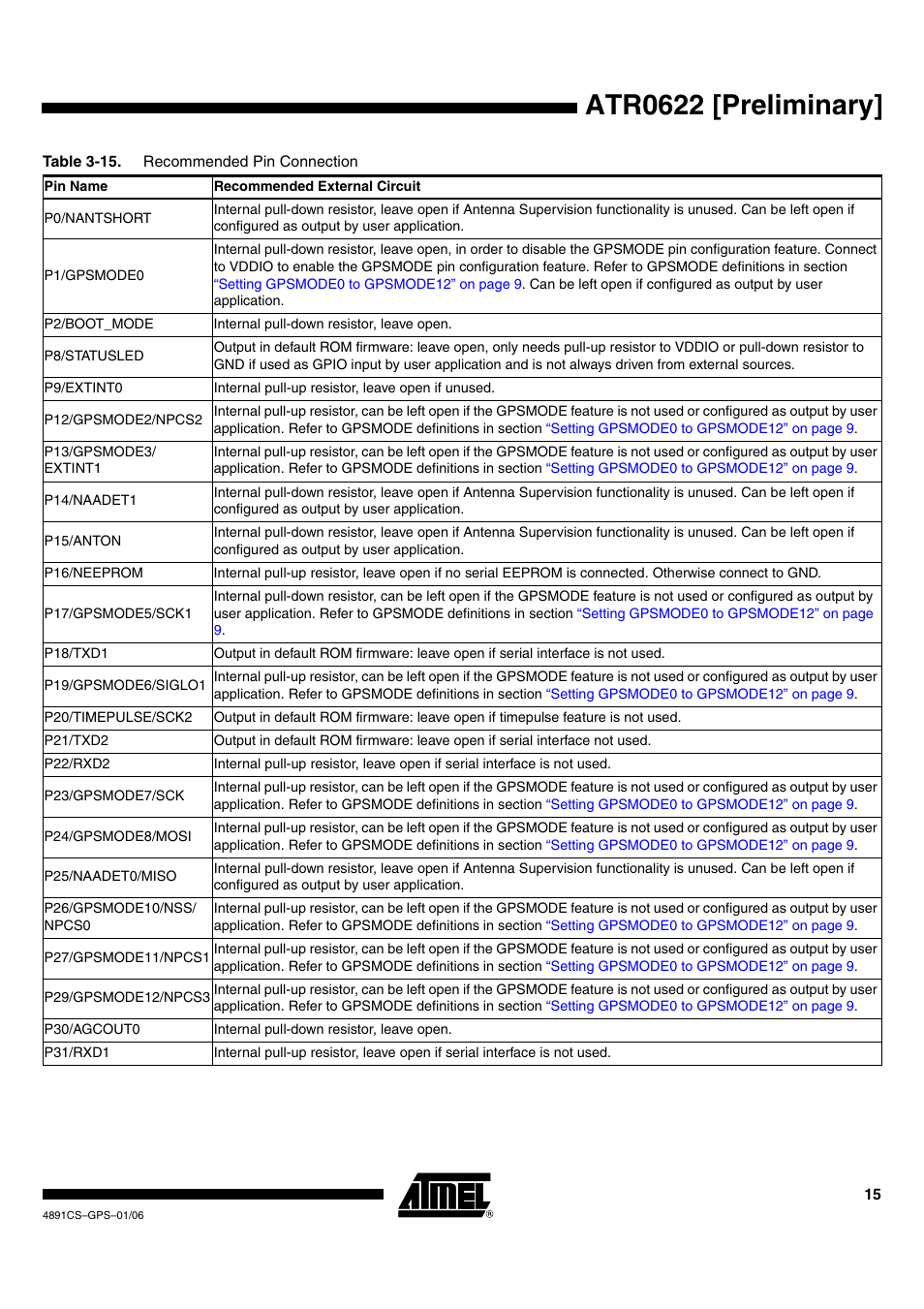 Atr0622 [preliminary | Rainbow Electronics ATR0622 User Manual | Page 15 / 26