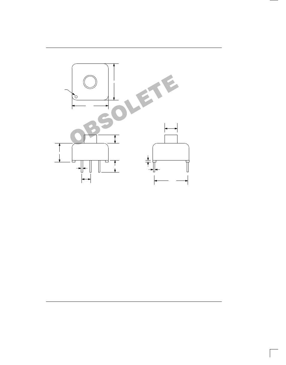 Ds1668 pushbutton dimensions | Rainbow Electronics DS1669S User Manual | Page 10 / 10