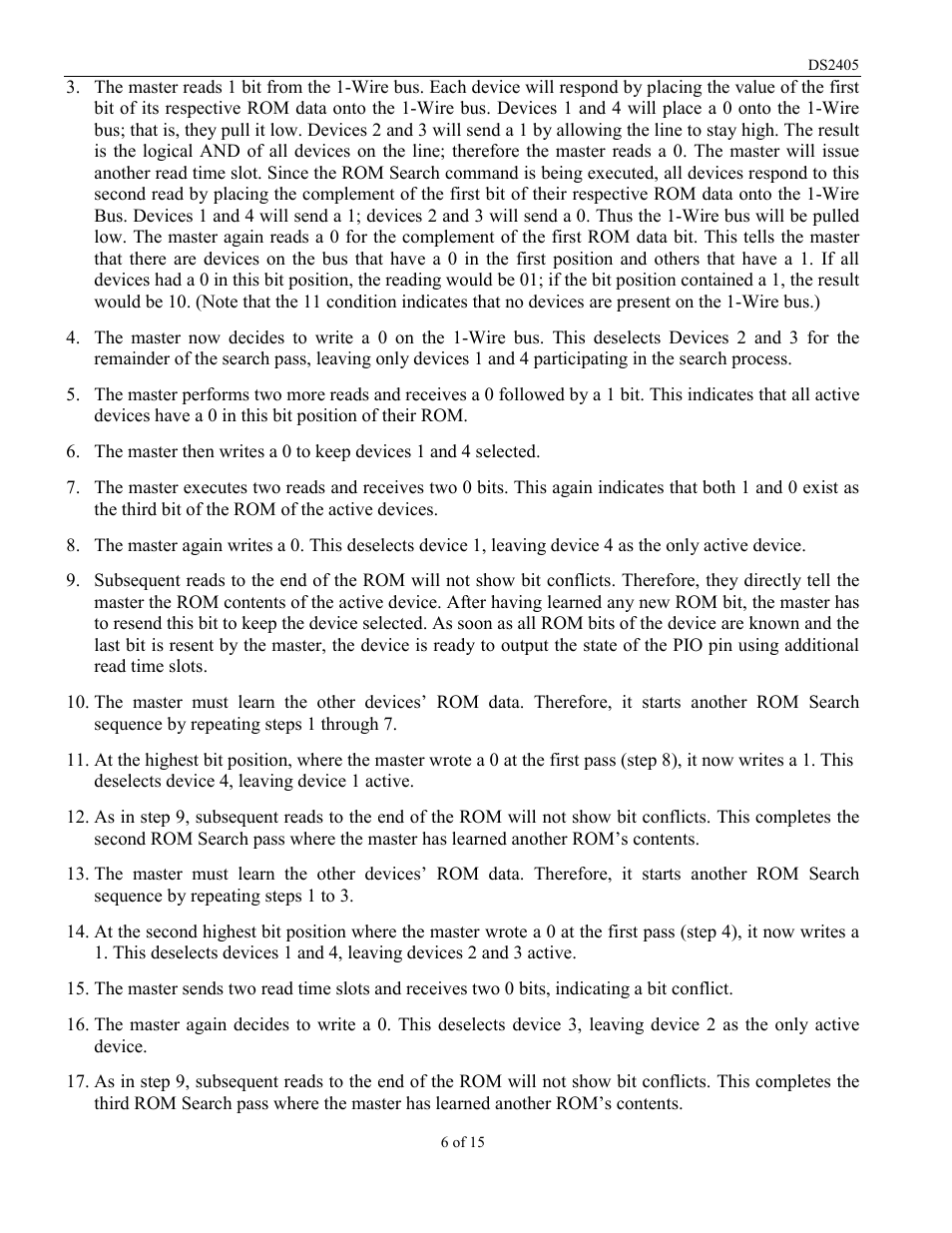 Rainbow Electronics DS2405 User Manual | Page 6 / 15