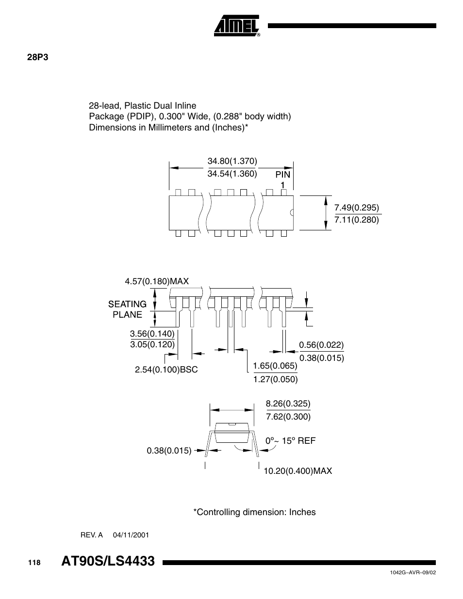 28p3 | Rainbow Electronics AT90LS4433 User Manual | Page 118 / 125