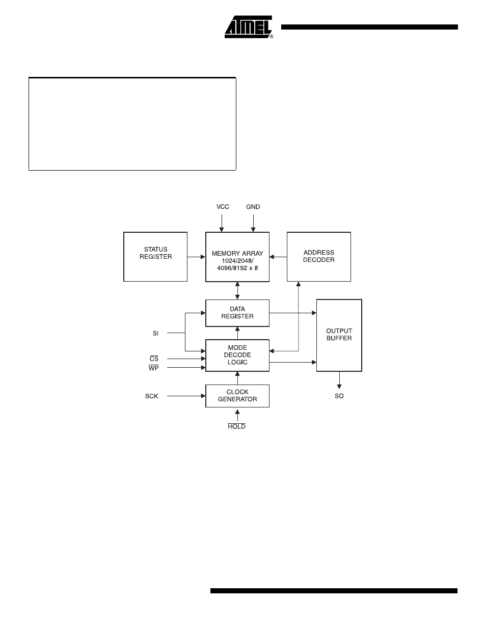 Absolute maximum ratings, Block diagram, Block diagram absolute maximum ratings | Rainbow Electronics AT25640 User Manual | Page 2 / 19