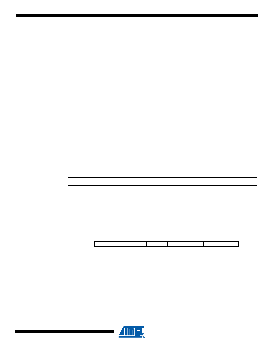 7 preventing flash corruption, 8 programming time for flash when using spm, 9 register description | Rainbow Electronics ATtiny43U User Manual | Page 137 / 182