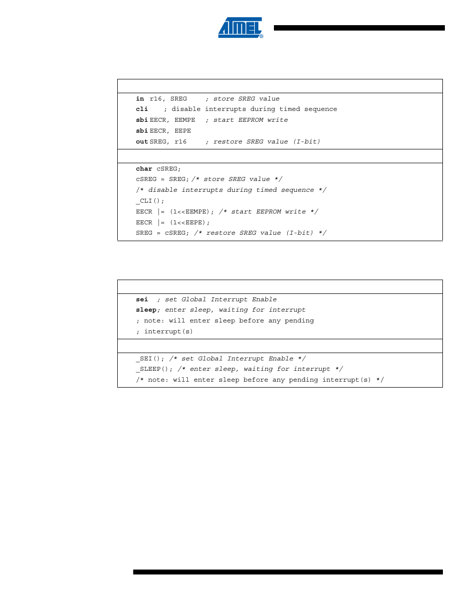 1 interrupt response time, Attiny43u | Rainbow Electronics ATtiny43U User Manual | Page 14 / 182