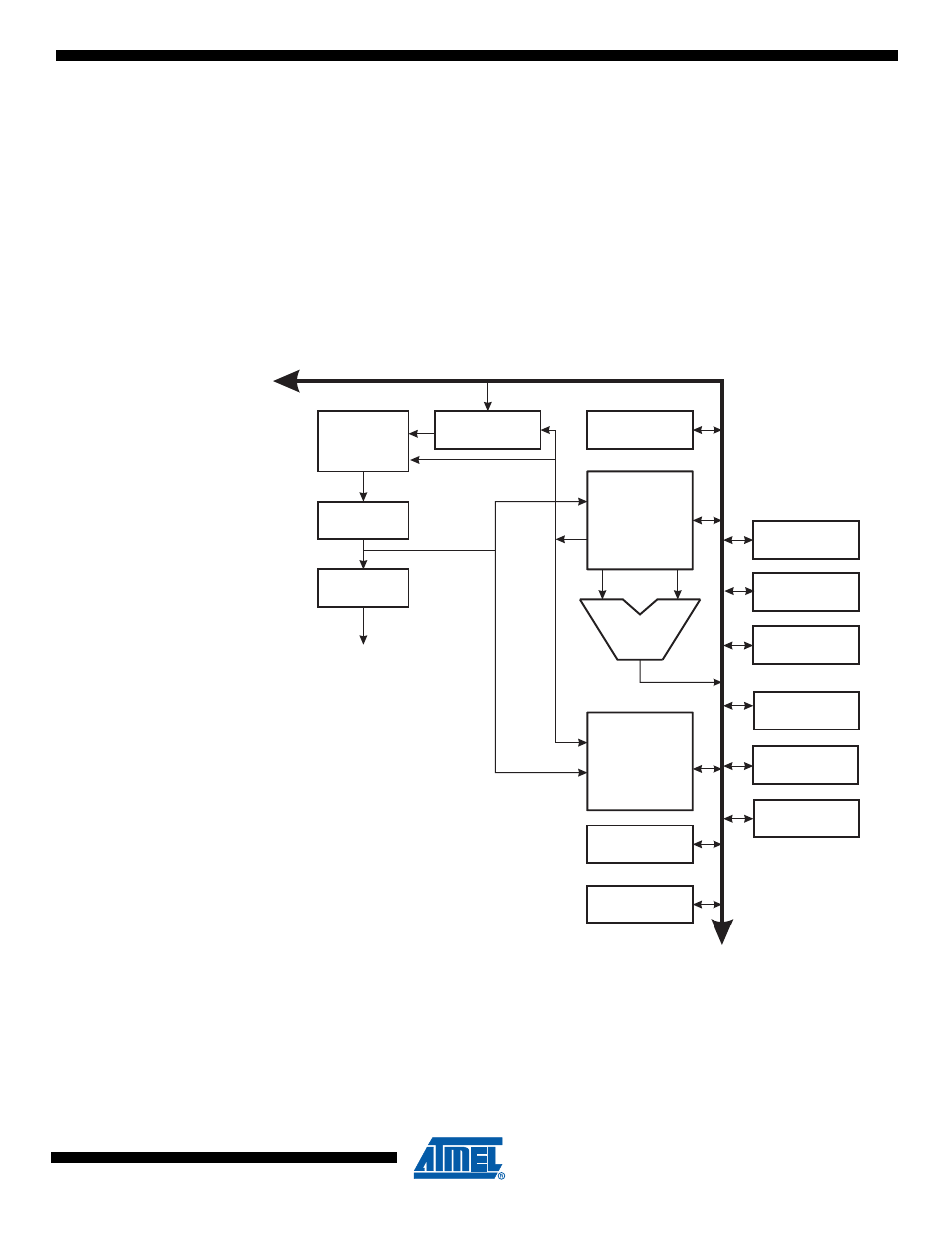 Avr cpu core, 1 introduction, 2 architectural overview | Rainbow Electronics ATtiny43U User Manual | Page 7 / 182
