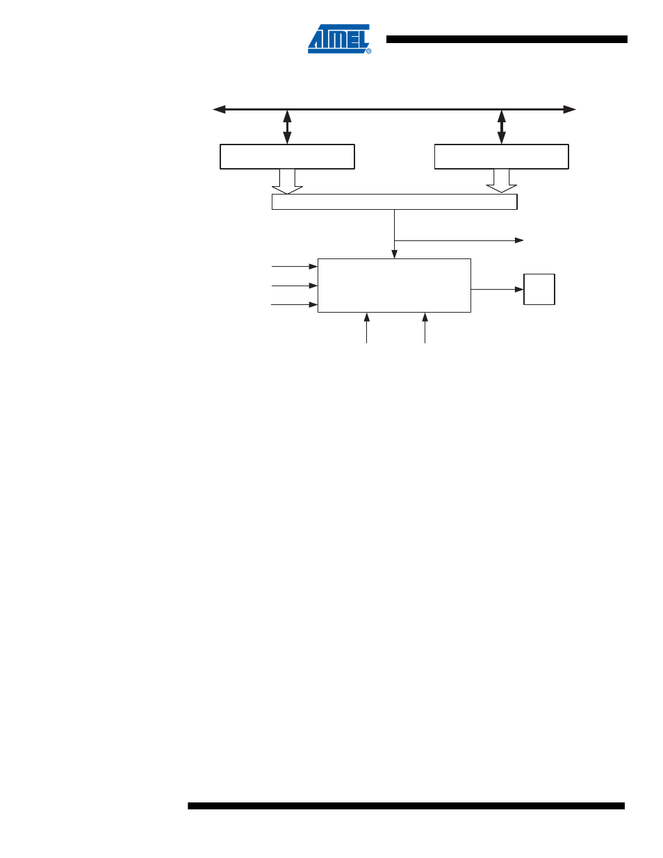 1 force output compare, 2 compare match blocking by tcntn write, 3 using the output compare unit | Attiny43u, Data bus | Rainbow Electronics ATtiny43U User Manual | Page 82 / 182