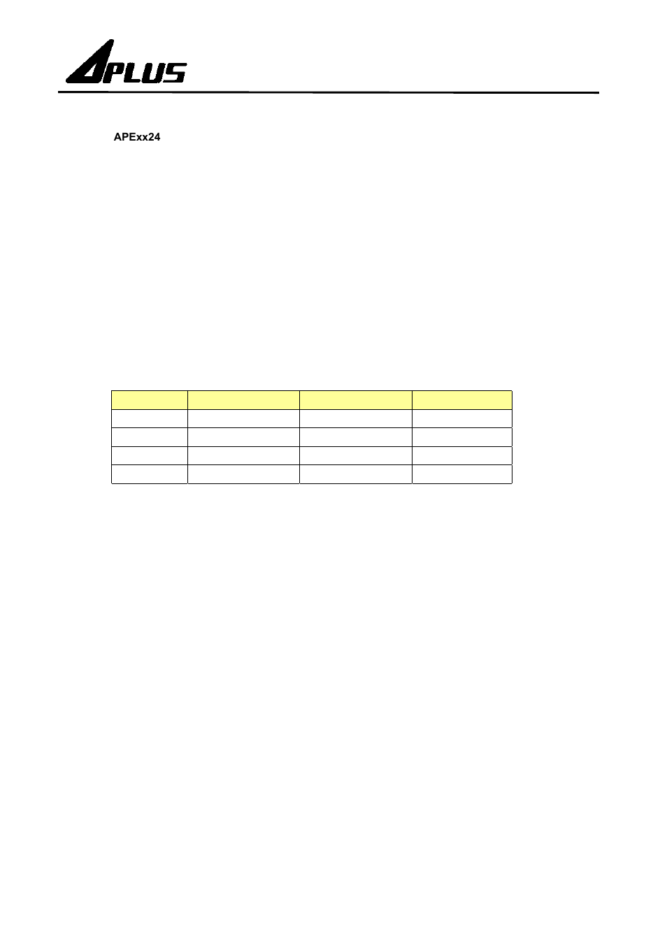 Apexx24 series | Rainbow Electronics APExx24 User Manual | Page 2 / 7