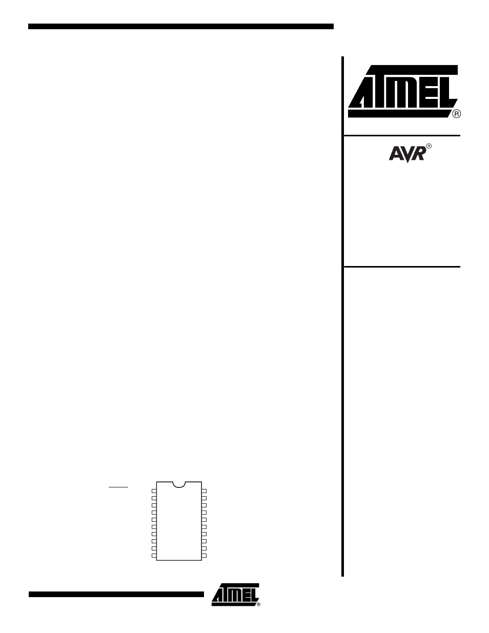 Rainbow Electronics ATtiny2313 User Manual | 211 pages