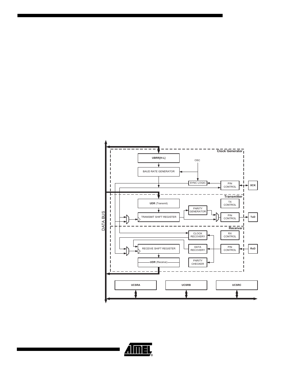 Usart, Overview, Attiny2313 | Rainbow Electronics ATtiny2313 User Manual | Page 113 / 211